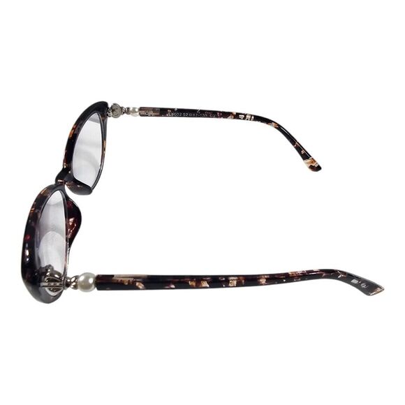 Mare Azzuro Eyeglasses KX002 52/17 135 CZ FRAMES ONLY Tortoise Shell Brown Pearl - Picture 4 of 7